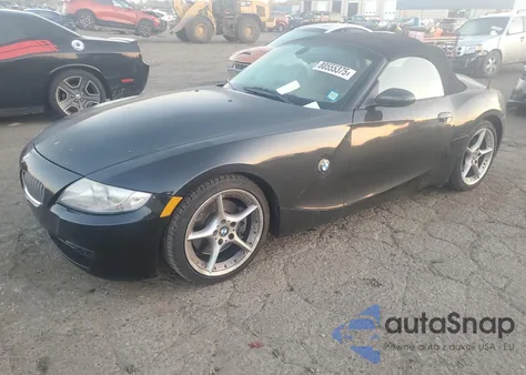 2007 BMW Z4 3.0Si from USA, damaged, VIN 4USBU53547LX02827